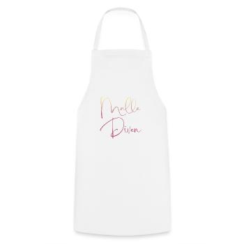 Malle Divas / Vacances Majorque - Tablier de cuisine - blanc - Devant - AI Model Male 185 dark (185cm)