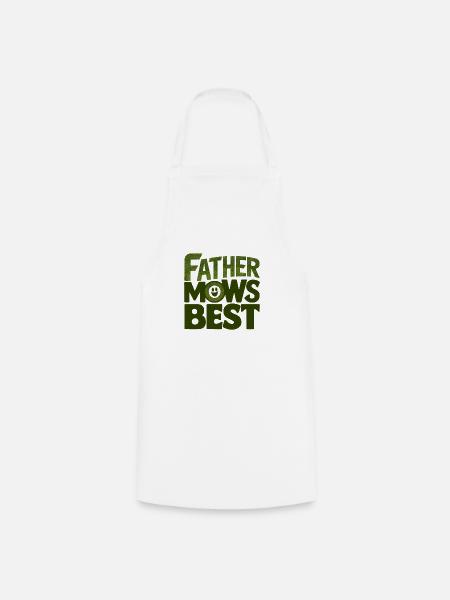 Father Mows Best - Kochschürze - Weiß