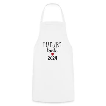Future Aunt - 2024 - Cooking Apron - white - Front - AI Model Male 185 dark (185cm)
