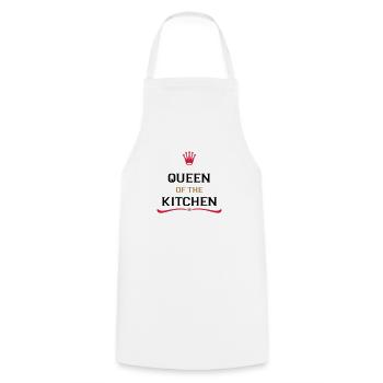 cooking apron for the perfect cook - Cooking Apron - white - Front - AI Model Male 185 dark (185cm)
