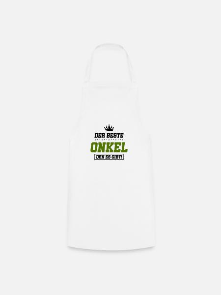 Der beste Onkel de es Gibt - Kochschürze - Weiß