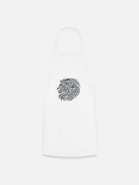 Lion Tribal - Kochschürze - Weiß