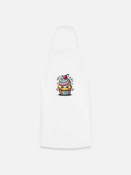 cupcake 1 - Kochschürze - Weiß