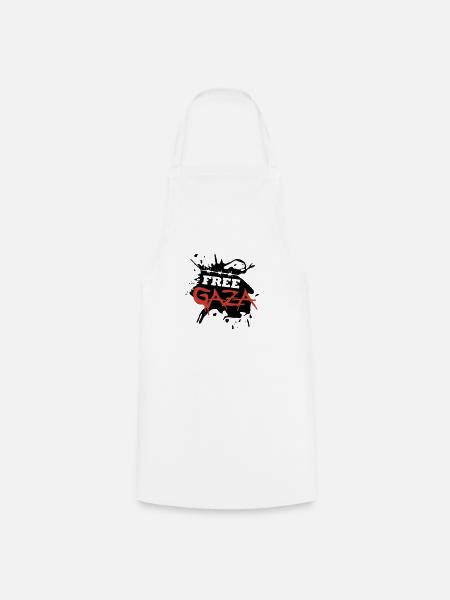 Free Gaza - Cooking Apron - white