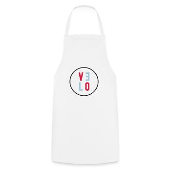 velo 4 color - Cooking Apron - white - Front - AI Model Male 185 dark (185cm)