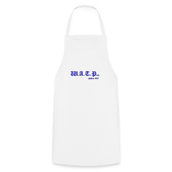 watp - Cooking Apron - white - Front - AI Model Male 185 dark (185cm)