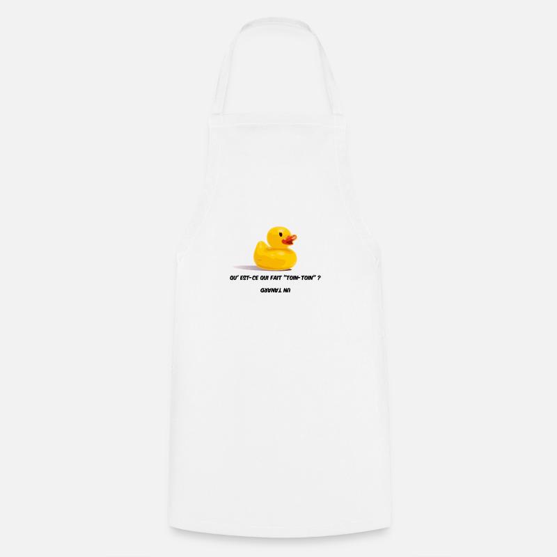 Mon p'tit canard - Tablier de cuisine - blanc