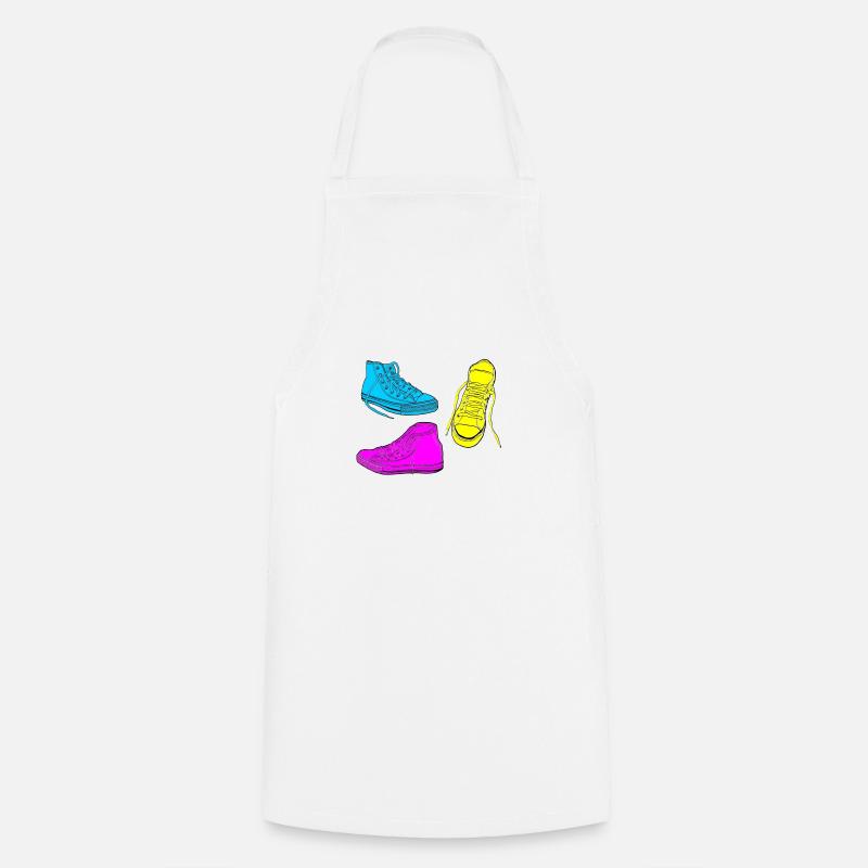 formateurs de couleur - Tablier de cuisine - blanc