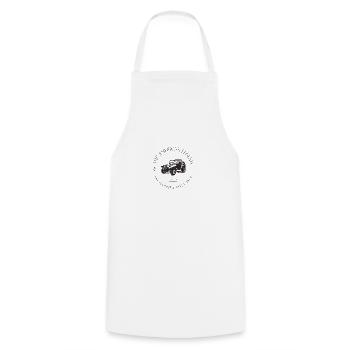 JEEP WRANGLER AMERICAN CA - Tablier de cuisine - blanc - Devant - AI Model Male 185 dark (185cm)