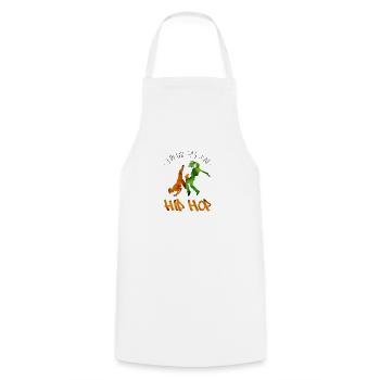 J'peux pas j'ai Hip Hop - Tablier de cuisine - blanc - Devant - AI Model Male 185 dark (185cm)