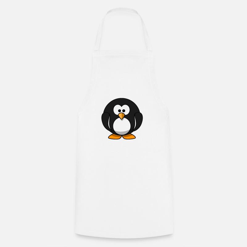 penguin159 - Kochschürze - Weiß