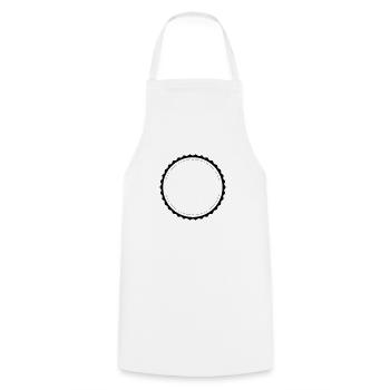 ROUND COAT OF ARMS 1 TSC - Cooking Apron - white - Front - AI Model Male 185 dark (185cm)