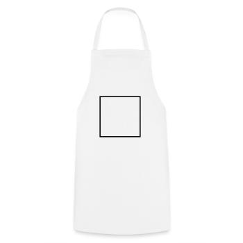 Mathematik Symbol - Quadrat - Kochschürze - Weiß - Vorne - AI Model Male 185 dark (185cm)