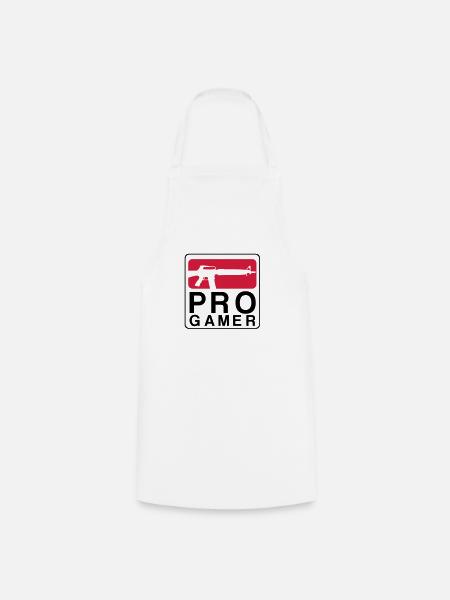 ProGamer - Kochschürze - Weiß