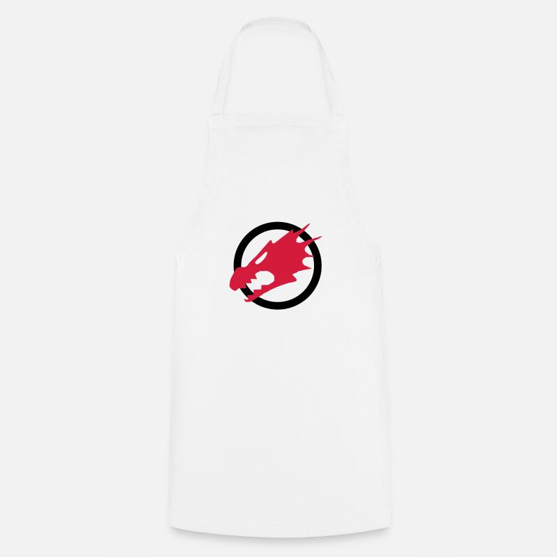 Fire Dragons - Cooking Apron - white