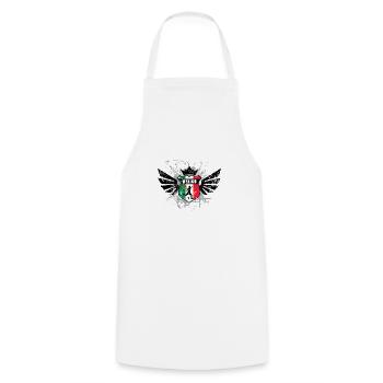 Mexico soccer emblem flag eu - Cooking Apron - white - Front - AI Model Male 185 dark (185cm)