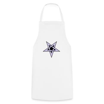 Pentagram__V005 - Cooking Apron - white - Front - AI Model Male 185 dark (185cm)