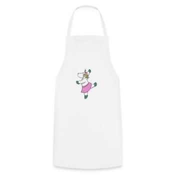 Ballett Einhorn Geschenk tanzen Sport Ballerina - Kochschürze - Weiß - Vorne - AI Model Male 185 dark (185cm)