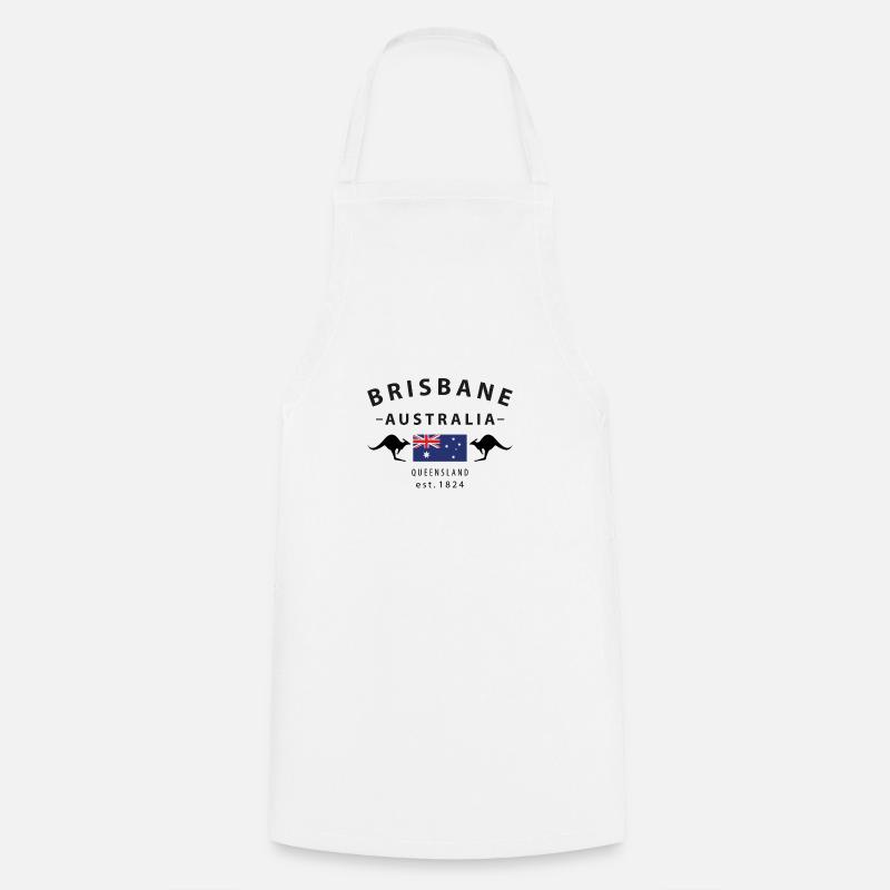 Brisbane - Cooking Apron - white