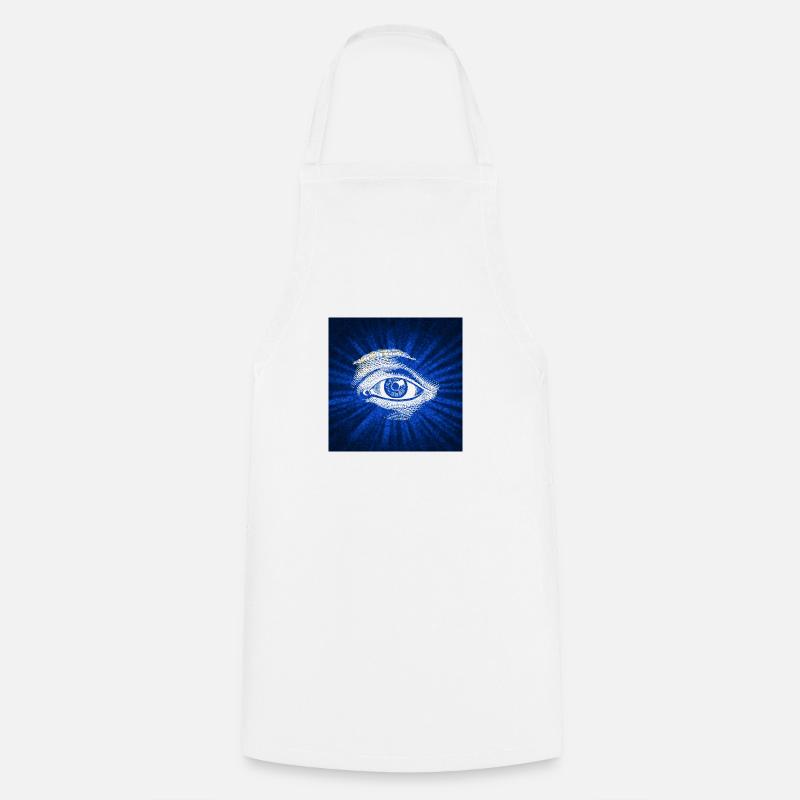 eye - Cooking Apron - white