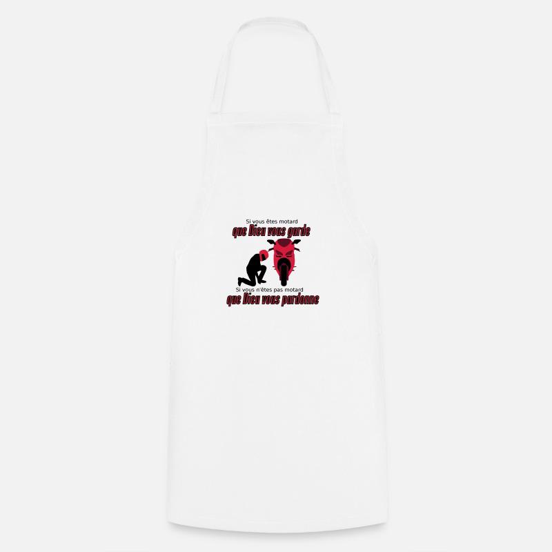 Que Dieu vous pardonne - Tablier de cuisine - blanc