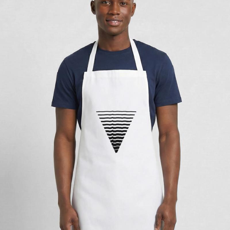 Lines many strokes triangle shape pattern Cooking Apron