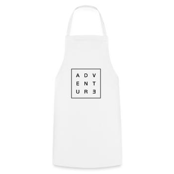 Adventure - Tablier de cuisine - blanc - Devant - AI Model Male 185 dark (185cm)