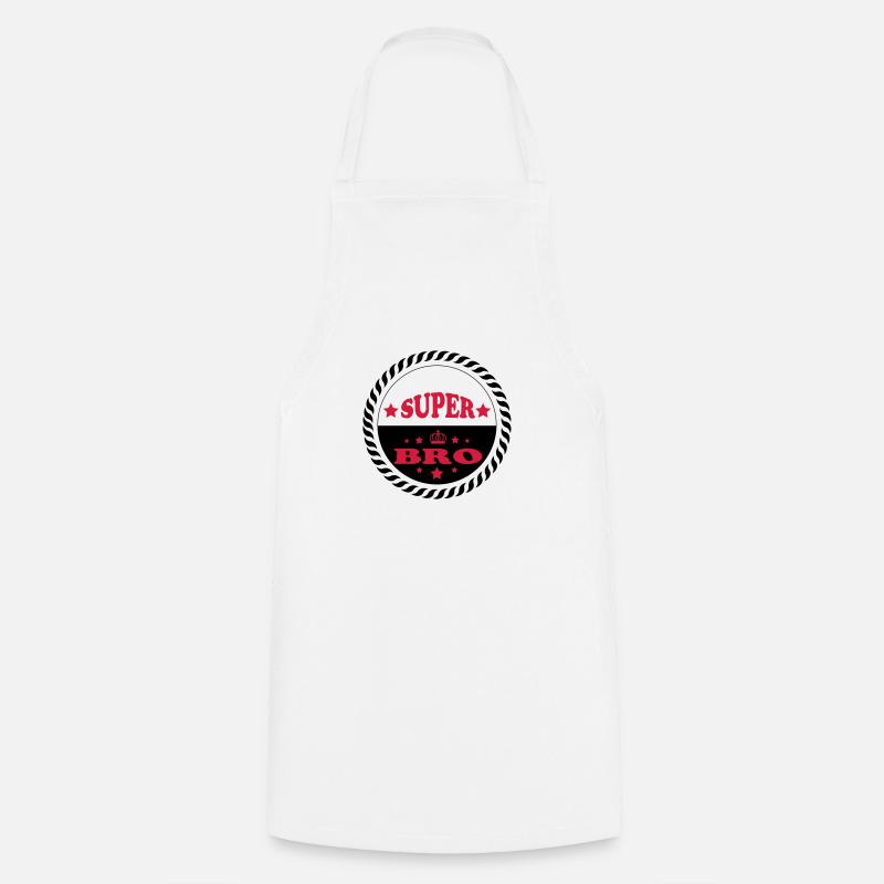 Super bro 111 - Cooking Apron - white
