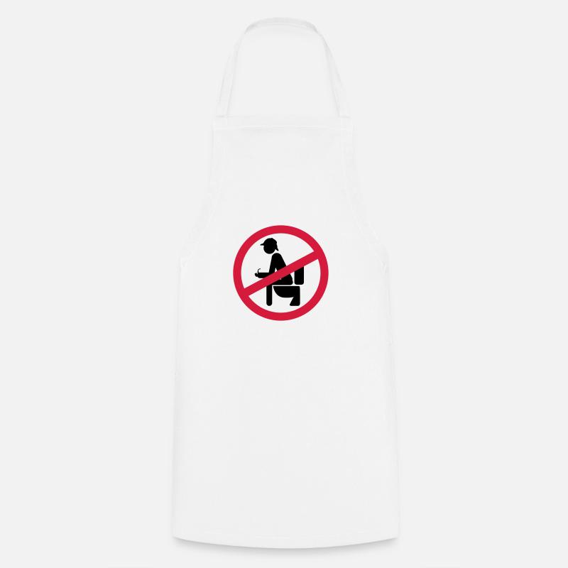 no shit sherlock - Cooking Apron - white