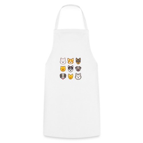 camiseta de perritos - Delantal de cocina