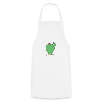 CACTUS CACTUS - Cooking Apron - white - Front - AI Model Male 185 dark (185cm)