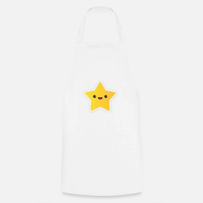 Étoile - Tablier de cuisine - blanc