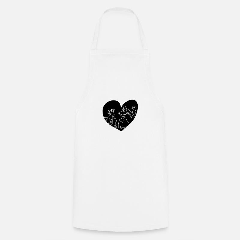 Animals - Tablier de cuisine - blanc