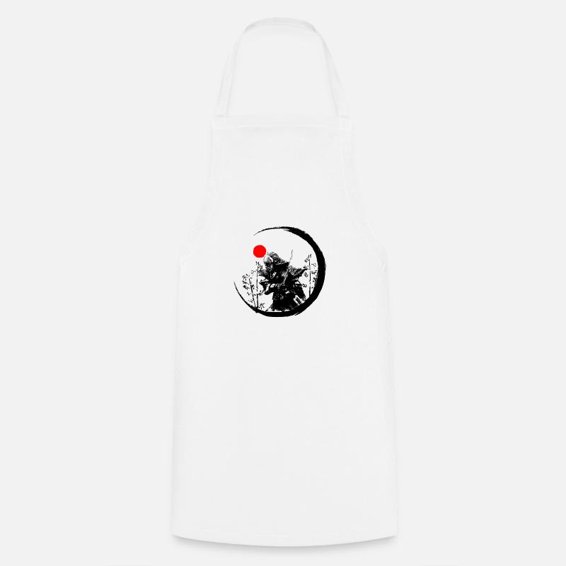 samurai 2 - Cooking Apron - white