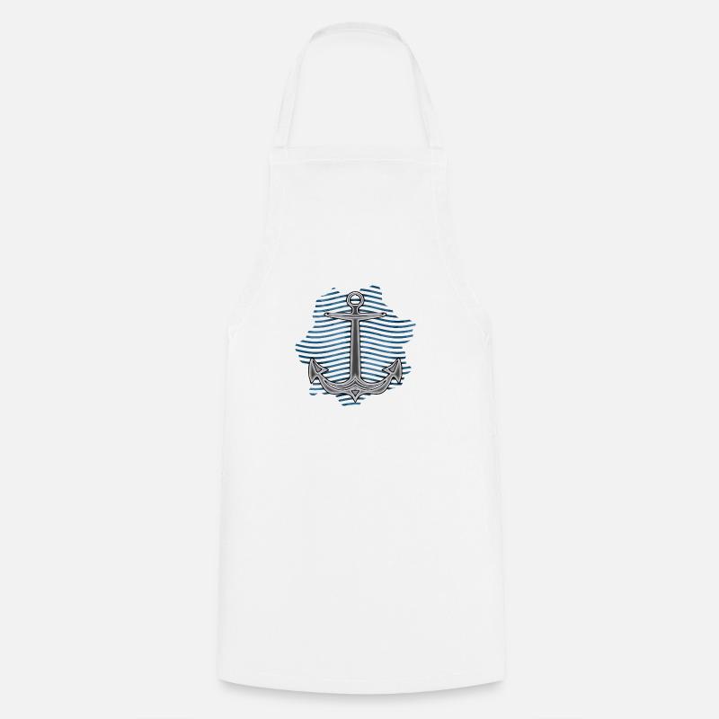 Ancre - Tablier de cuisine - blanc