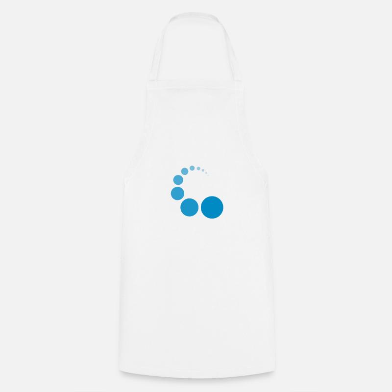 CIRCIRCLE BLUE - Tablier de cuisine - blanc