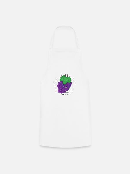 Spaß haben mit Grape - Kochschürze - Weiß