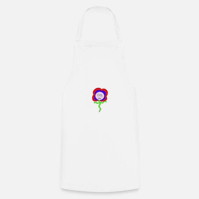 fleur triste - Tablier de cuisine - blanc