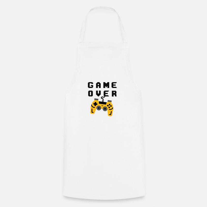 Game over - Cooking Apron - white