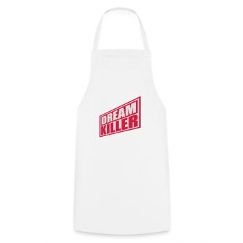 dream killer Pessimisten Zitat - Kochschürze - Weiß - Vorne - AI Model Male 185 dark (185cm)