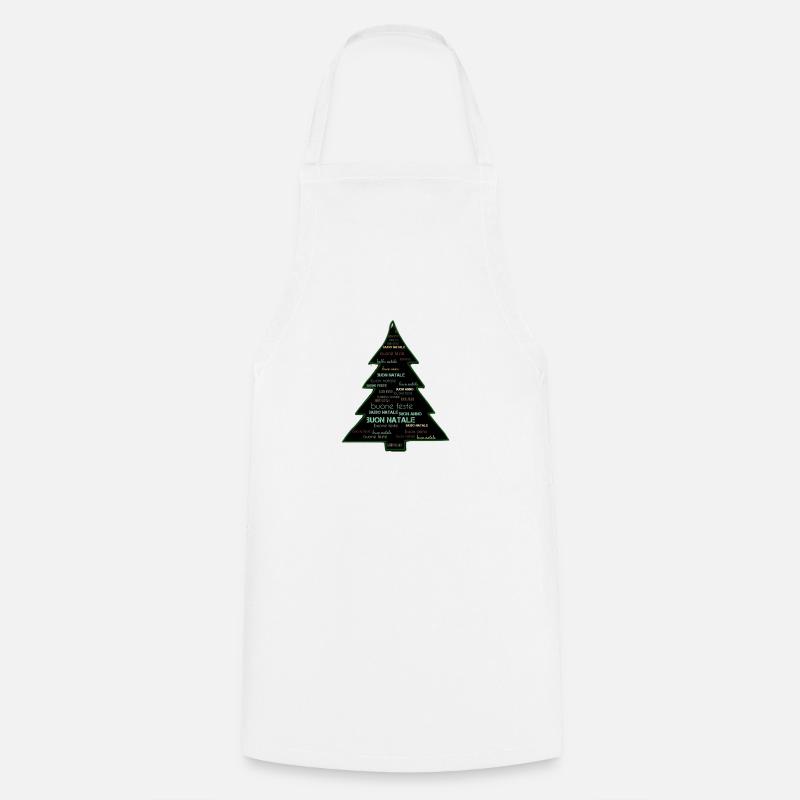 Noël - Tablier de cuisine - blanc