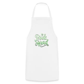 Bride bride wedding stag party bridesmaid party stag party - Cooking Apron - white - Front - AI Model Male 185 dark (185cm)