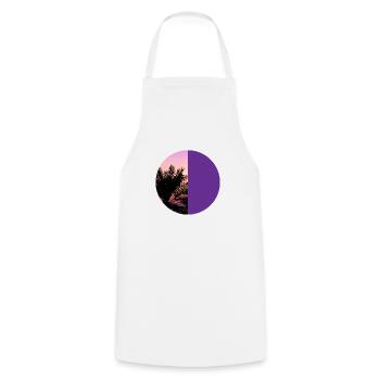 T-Shirt Urlaub Strand Palmen Ferien Sommer Sonne - Kochschürze - Weiß - Vorne - AI Model Male 185 dark (185cm)