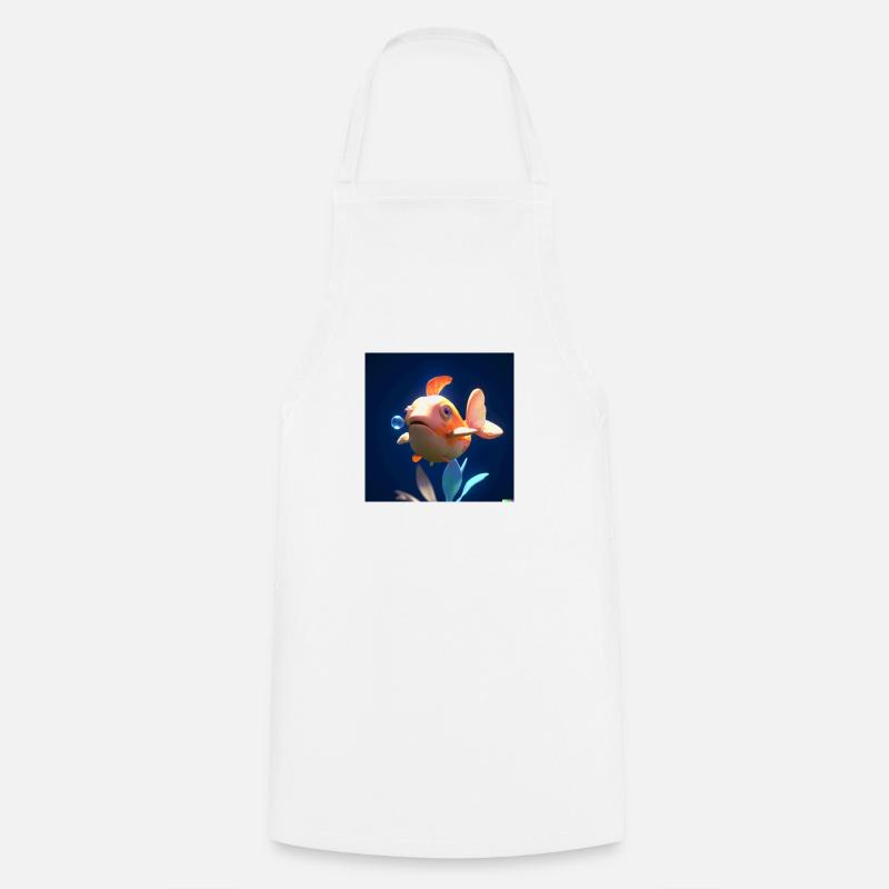 Ugly Fish - Kochschürze - Weiß