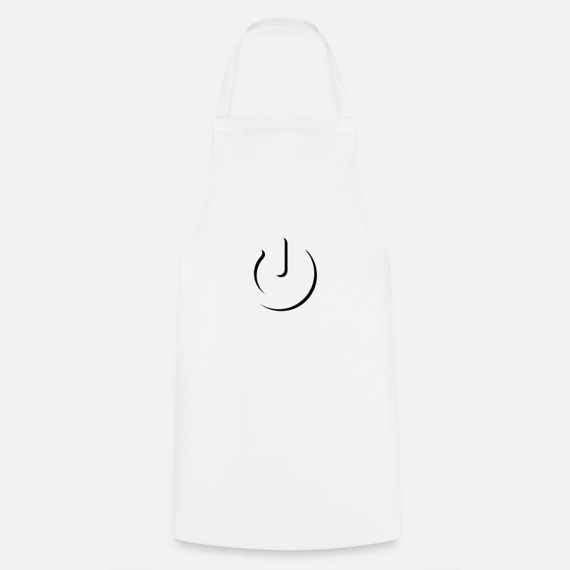 Superpuissance ⏻ - Tablier de cuisine - blanc