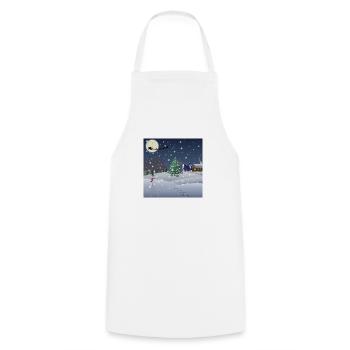 Holy illustration - Cooking Apron - white - Front - AI Model Male 185 dark (185cm)