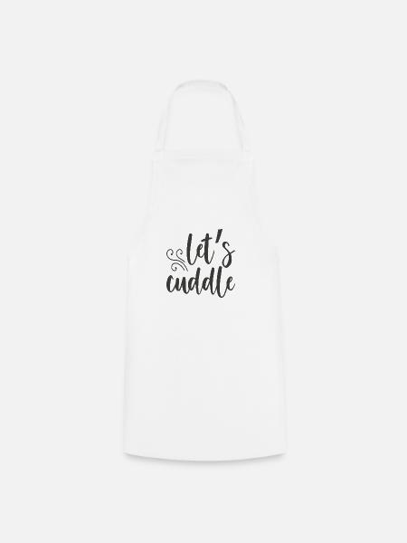 Let´s Cuddle - Kochschürze - Weiß