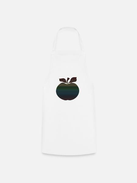 Apfel - Kochschürze - Weiß