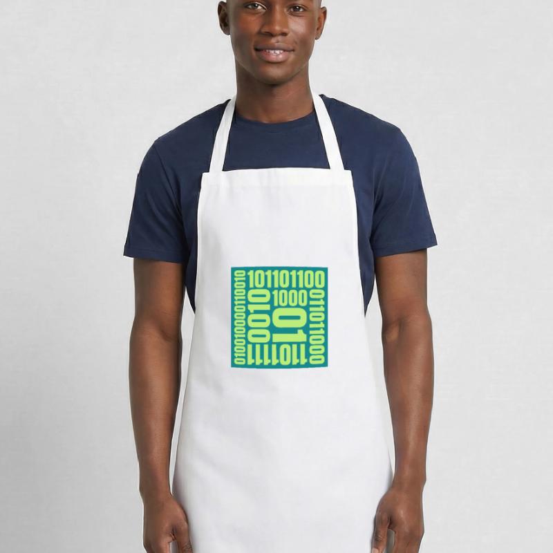 Binary Code Program Language Cooking Apron
