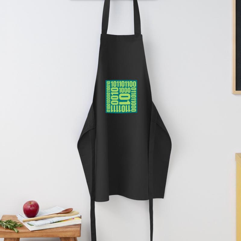 Binary Code Program Language Cooking Apron